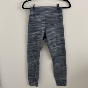 Lululemon High Times Pant Cyber Stripe Grey Luxtreme Sz 6